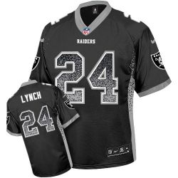 Cheap Marshawn Lynch Raiders Jersey From China Drift Fashion I #24 Black