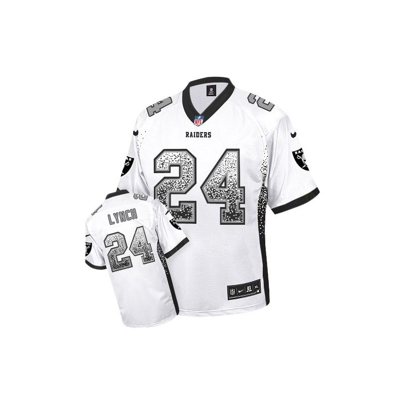 Cheap Marshawn Lynch Raiders Jersey From China Drift Fashion I #24 White