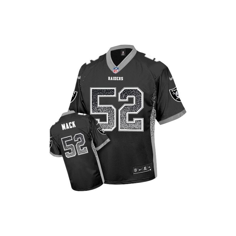 Cheap Khalil Mack Raiders Jersey From China Drift Fashion I #52 Black