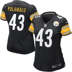 Cheap Troy Polamalu Steelers Jersey #43 Black From China Limited