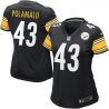 Cheap Troy Polamalu Steelers Jersey #43 Black From China Limited