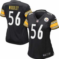 Cheap Lamarr Woodley Steelers Jersey #56 Black From China Limited