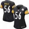 Cheap Lamarr Woodley Steelers Jersey #56 Black From China Limited