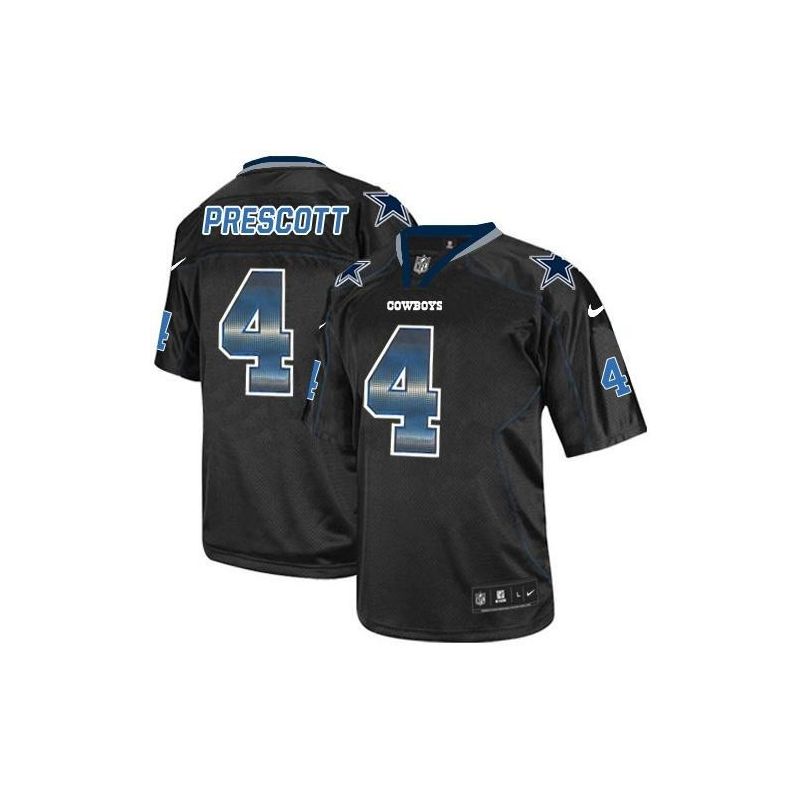 Cheap Dak Prescott Cowboys Jersey From China Lights Out Strobe #4