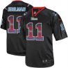 Cheap Julian Edelman Patriots Jersey From China Lights Out Strobe #11