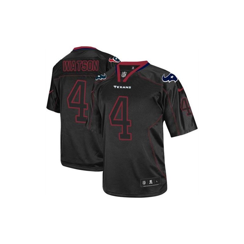 Cheap Deshaun Watson Texans Jersey From China Lights Out #4 Black