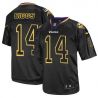 Cheap Stefon Diggs Vikings Jersey From China Lights Out #14 Black