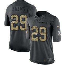 Cheap Mike Adams Colts Jersey From China Salute To Service Anthracite #29