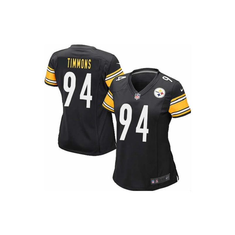 Cheap Lawrence Timmons Steelers Jersey #94 Black From China Limited