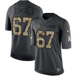 Cheap Laremy Tunsil Dolphins Jersey From China Salute To Service Anthracite #67