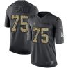 Cheap Andrus Peat Saints Jersey From China Salute To Service Anthracite #75