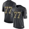 Cheap Willie Roaf Saints Jersey From China Salute To Service Anthracite #77