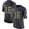 Cheap Joe Montana 49ers Jersey From China Salute To Service Anthracite #16