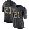 Cheap Deion Sanders 49ers Jersey From China Salute To Service Anthracite #21