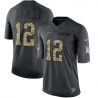 Cheap 12th Fan Seahawks Jersey From China Salute To Service Anthracite #12