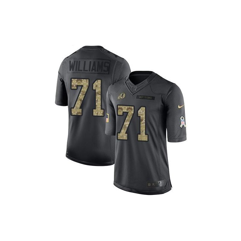 Cheap Trent Williams Redskins Jersey From China Salute To Service Anthracite #71