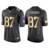Cheap Rob Gronkowski Patriots Jersey From China Salute To Service Gold #87