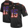 Cheap John Ross Bengals Jersey From China USA Flag Fashion #15 Black