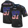 Cheap Taco Charlton cowboys Jersey From China USA Flag Fashion #97 Black