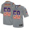 Cheap Von Miller Broncos Jersey From China USA Flag Fashion #58 Grey