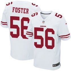 Cheap Reuben Foster 49ers Jersey From China Elite #56 Black/Red/White