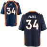 Cheap Will Parks Broncos Jersey From China Limited #34 Blue/Orange/White