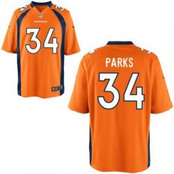 Cheap Will Parks Broncos Jersey From China Limited #34 Blue/Orange/White