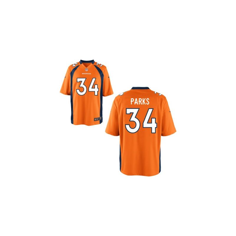 Cheap Will Parks Broncos Jersey From China Limited #34 Blue/Orange/White