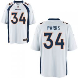 Cheap Will Parks Broncos Jersey From China Limited #34 Blue/Orange/White