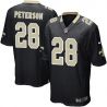 Cheap Adrian Peterson Saints Jersey From China Limited #28 Black/White