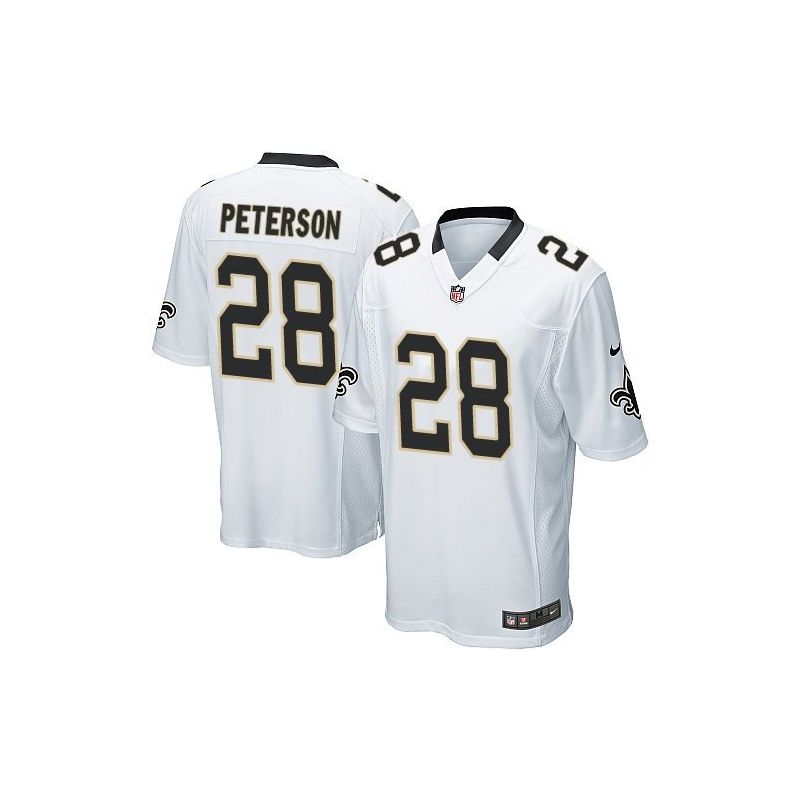 Cheap Adrian Peterson Saints Jersey From China Limited #28 Black/White