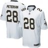 Cheap Adrian Peterson Saints Jersey From China Limited #28 Black/White