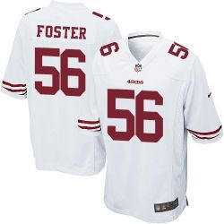 Cheap Reuben Foster 49ers Jersey From China Limited #56 Black/Red/White