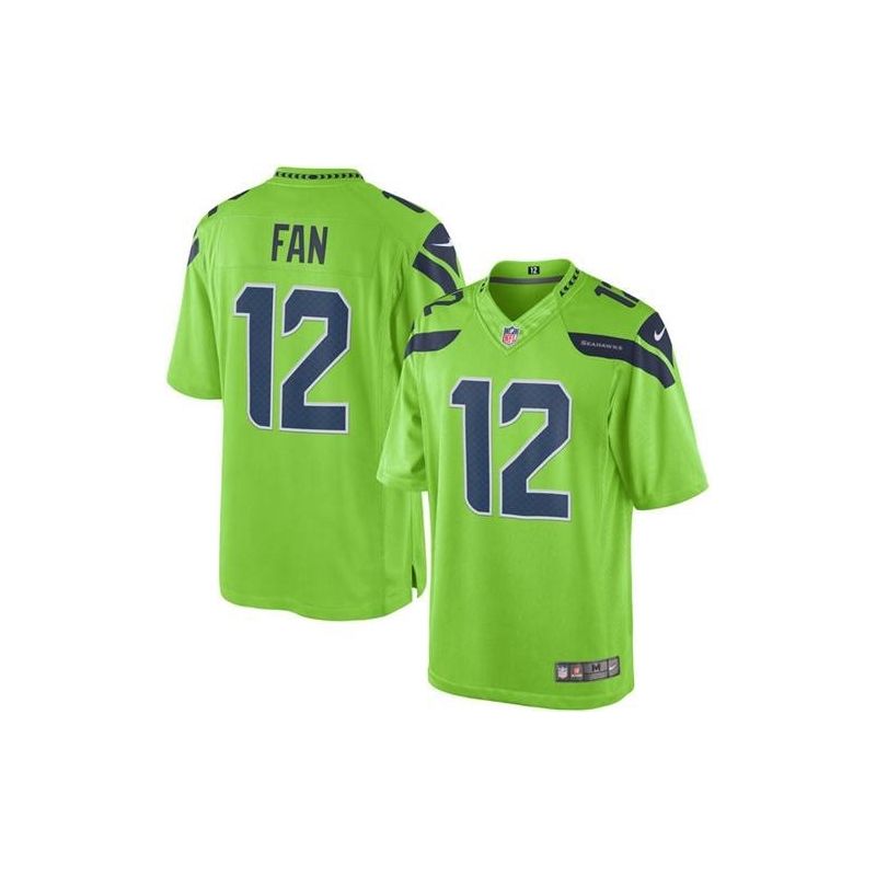 Cheap 12th Fan Seahawks Jersey From China Limited #12 Green