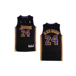 Cheap Kobe Bryant BLACK MAMBA Lakers Jersey #24 From China