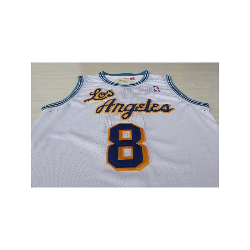 Cheap Kobe Bryant Lakers Jersey #8 Throwback White From China