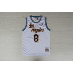 Cheap Kobe Bryant Lakers Jersey #8 Throwback White From China