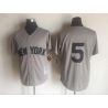 Cheap Joe DiMaggio Yankees Jersey From China #5 Grey