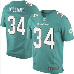 Cheap Ricky Williams Dolphins Jersey #34 Green From China