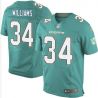 Cheap Ricky Williams Dolphins Jersey #34 Green From China