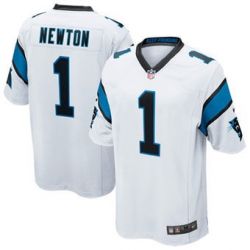 Cheap Cam Newton Panthers Youth Jersey #1 White From China