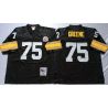 Cheap Joe Greene Steelers Jersey #75 Black Throwback From China