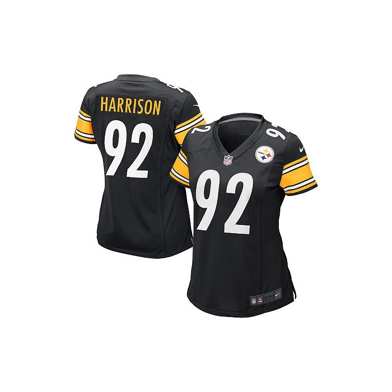Cheap James Harrison Steelers Jersey #92 Black From China Limited