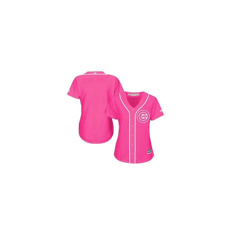 Cheap Cubs Woman Jersey From China Pink Splash Fashion Blank