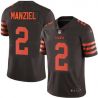 Cheap Johnny Manziel Browns Jersey From China #2 Brown Elite