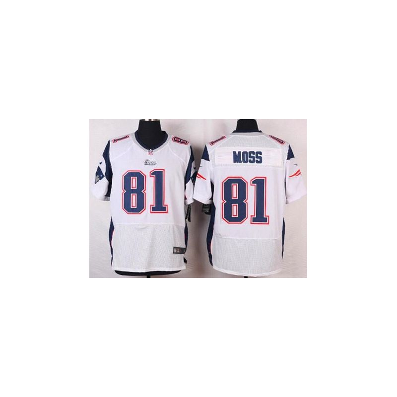 Cheap Randy Moss Patriots Jersey #81 White 50th From China