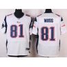 Cheap Randy Moss Patriots Jersey #81 White 50th From China