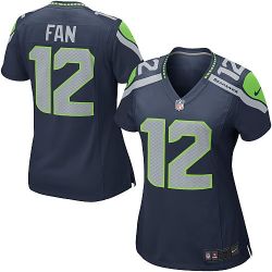 Cheap 12th Fan Seahawks Jersey #12 Dark Blue From China Limited