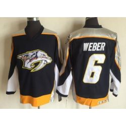 Cheap Shea Weber Predators Jersey #6 Blue 3rd From China