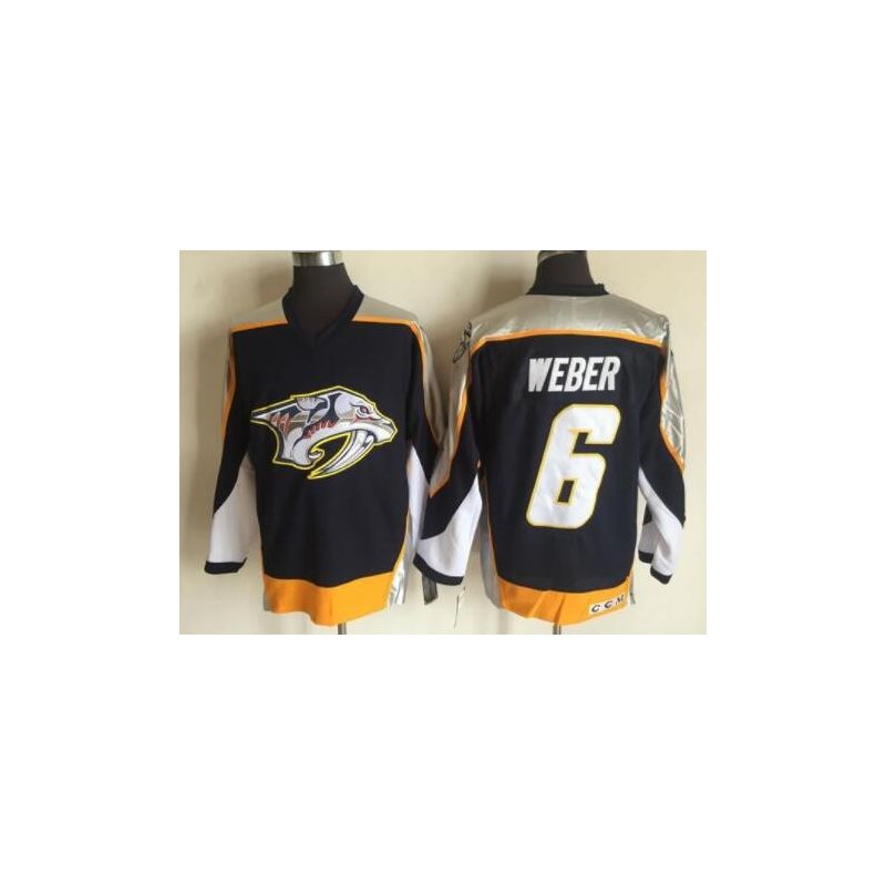 Cheap Shea Weber Predators Jersey #6 Blue 3rd From China